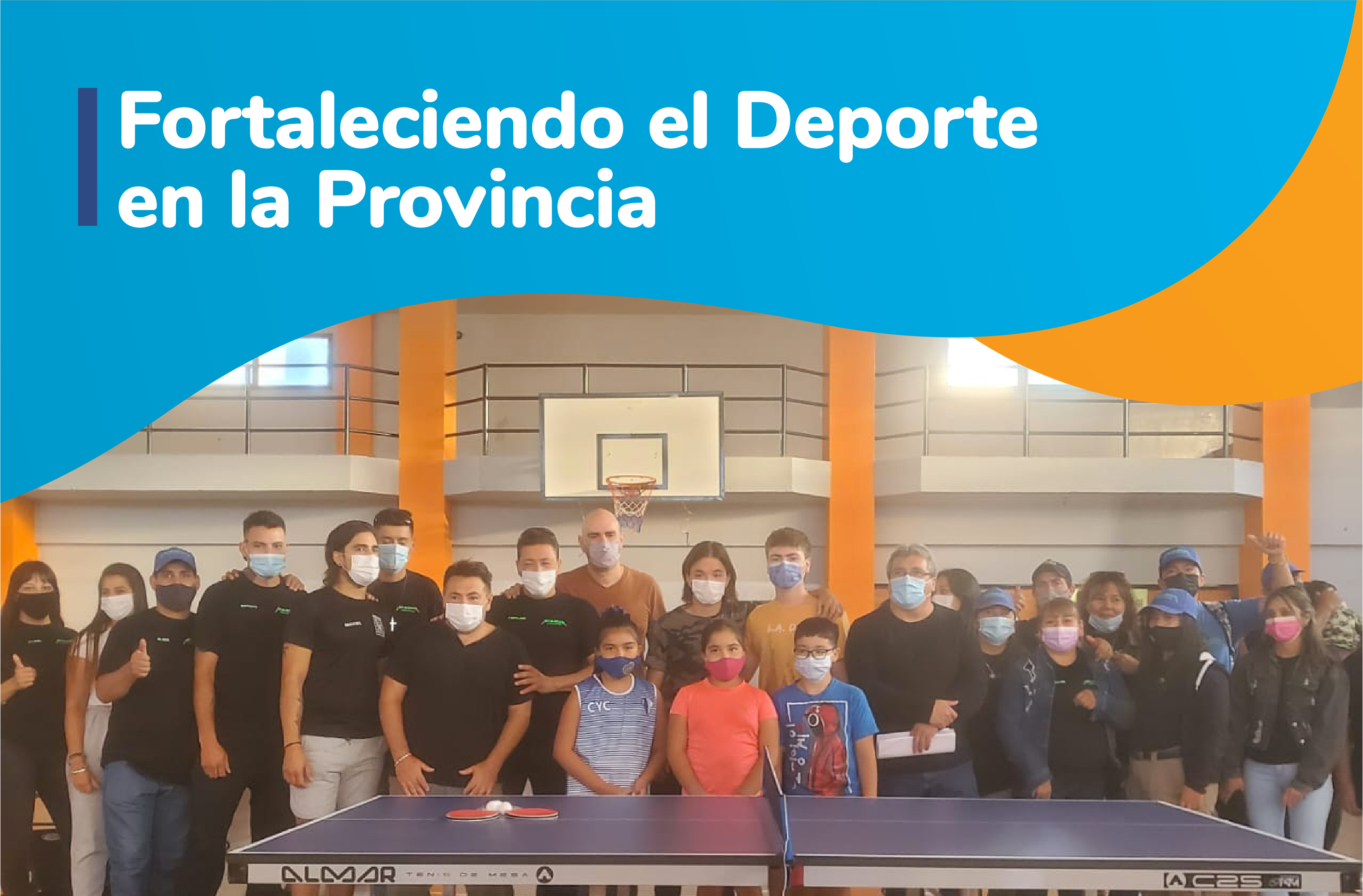 Fortaleciendo el deporte de la provincia
