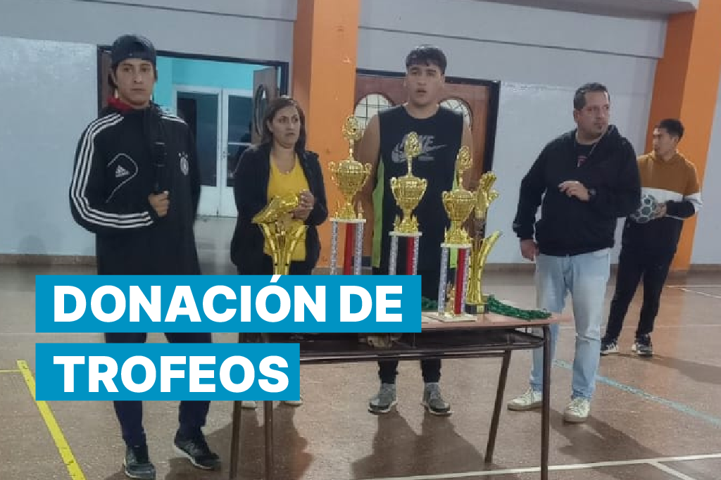 Donación de trofeos